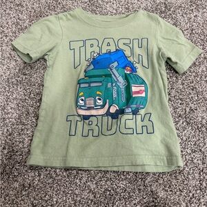 Green Trash Truck Graphic Tee